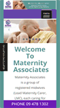 Mobile Screenshot of maternityassociates.co.nz